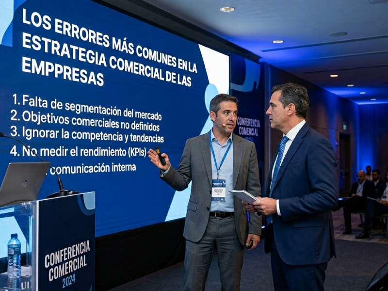 Los errores más comunes en la estrategia comercial de las empresas