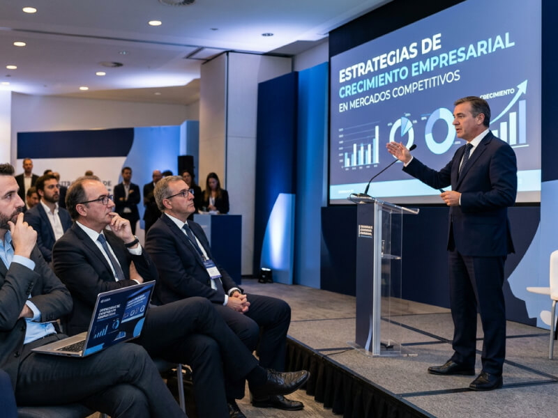 Estrategias de crecimiento empresarial en mercados competitivos